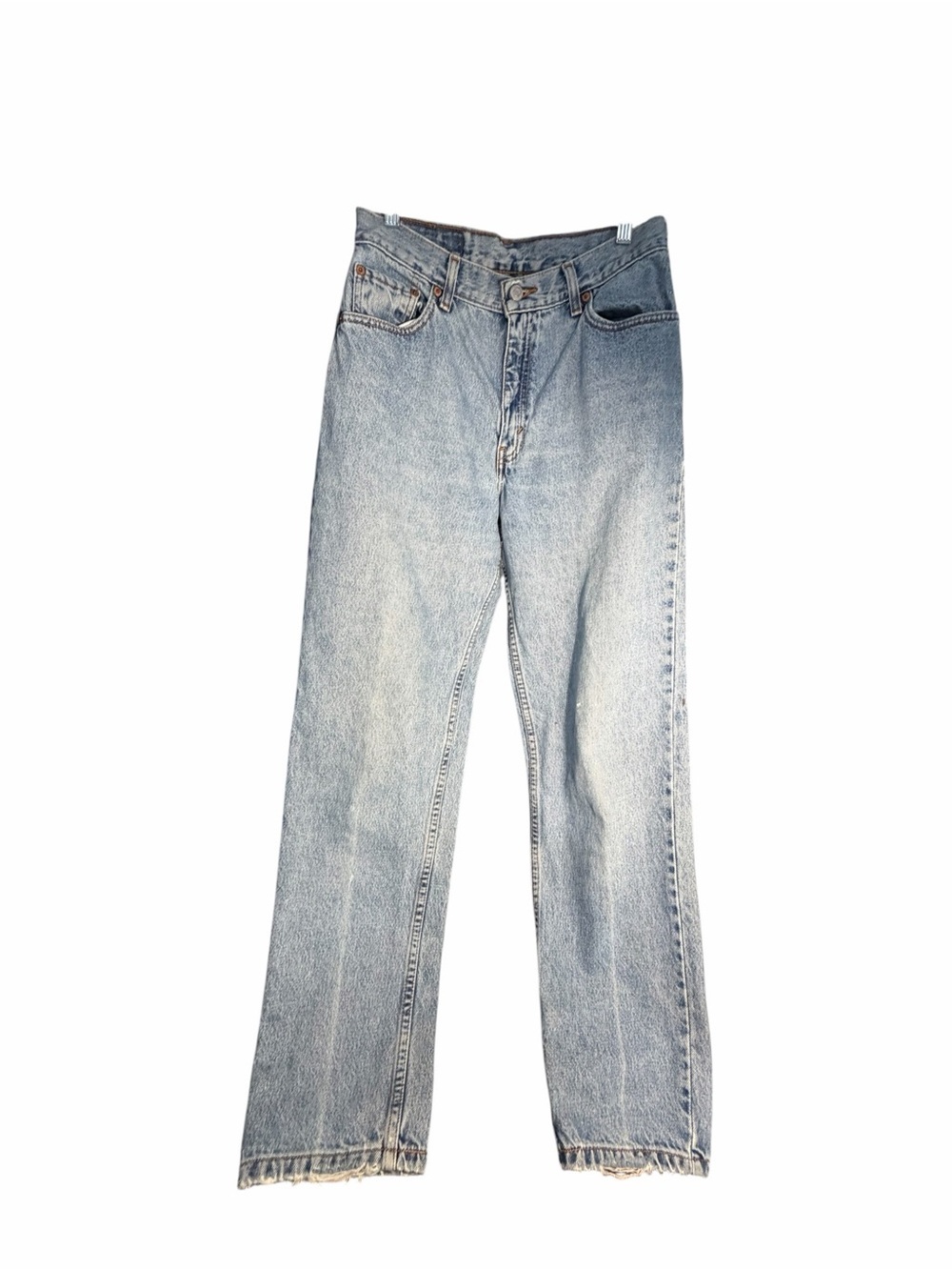 Levis 550 Relaxed Fit Tapered Leg Classic Light Wash Straight-Leg Jeans Sz 10M
